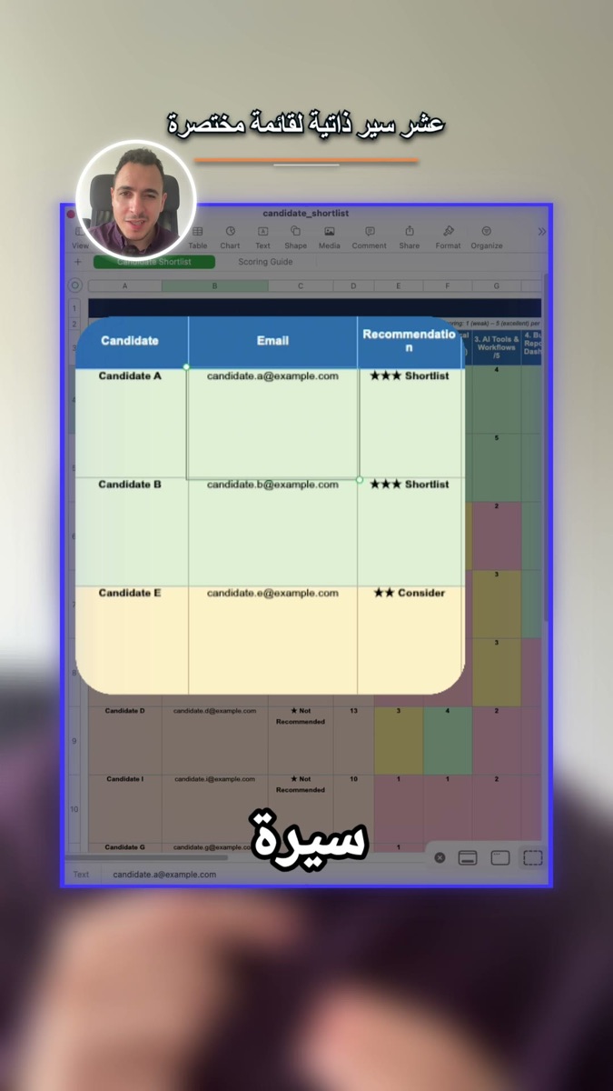 لقطة من الفيديو: شورت ليست جاهزة