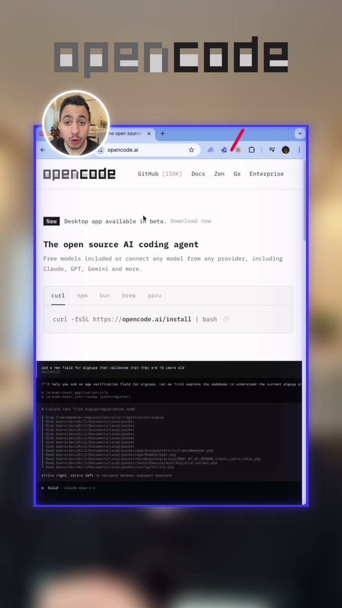 لقطة من الفيديو: اختيار الموديل
